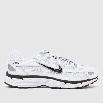 Nike White & Black P-6000 Womens Trainers