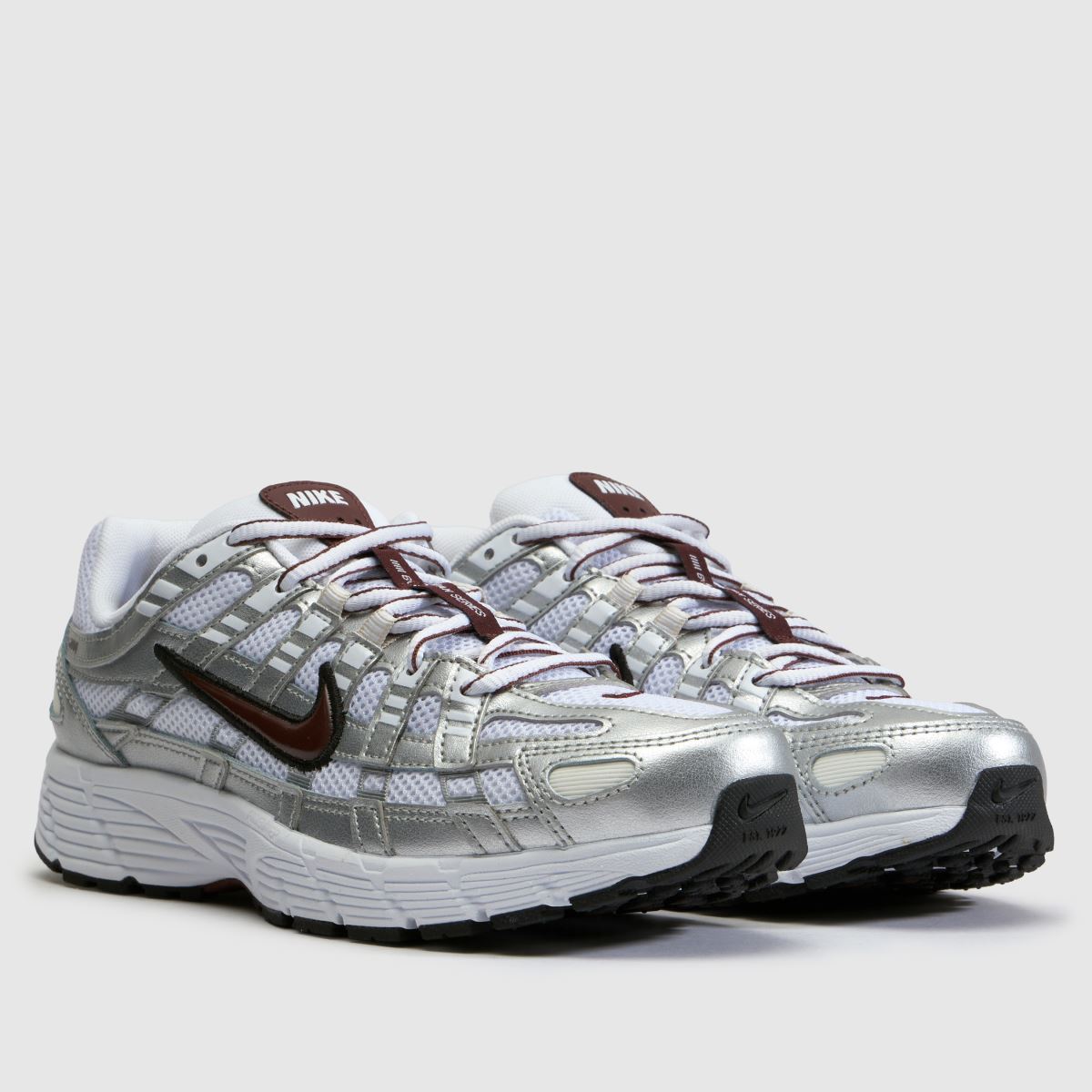 Nike P-6000 in White & Silver Nike P-6000 3
