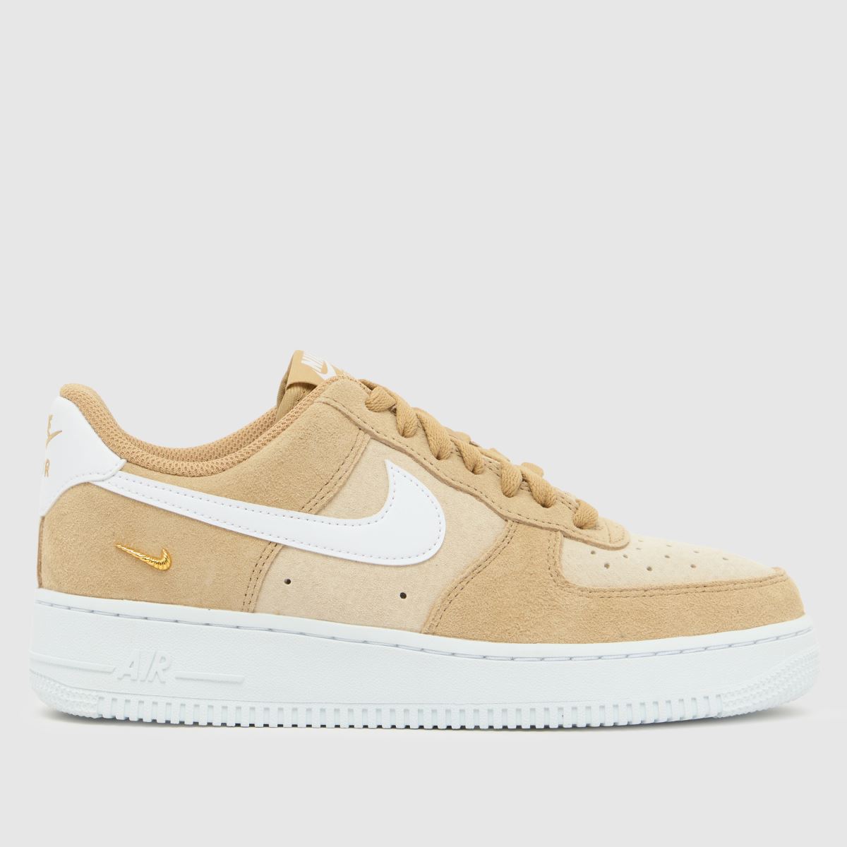 Nike Air Force 1 Trainers in Beige Multi