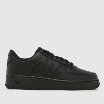 Nike Black Air Force 1 Womens Trainers