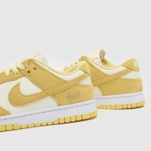 Damen Nike Weiß-gelb Dunk Low Sneaker Nike Dunk Low,4 von 4