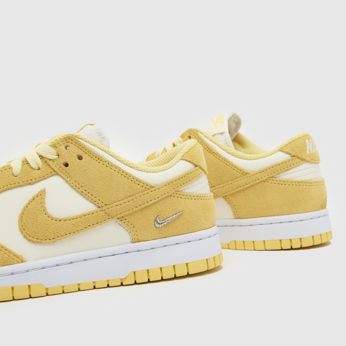Damen Nike Weiß-gelb Dunk Low Sneaker Nike Dunk Low 7