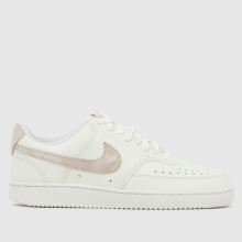 Nike Court Vision in White & Pink Nike Court Vision,1 of 4