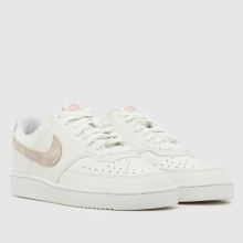 Nike Court Vision in White & Pink Nike Court Vision,2 of 4