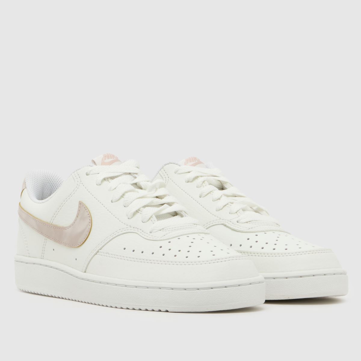 Nike Court Vision in White & Pink Nike Court Vision 3