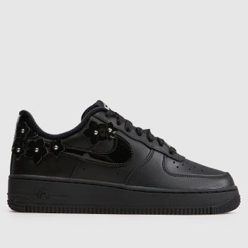 Nike Black Air Force 1 Womens Trainers