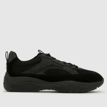Steve Madden Black Premio Womens Trainers