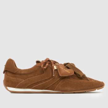 Steve Madden Tan Abbi Charm Tonal Womens Trainers