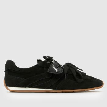 Steve Madden Black Abbi Charm Tonal Womens Trainers