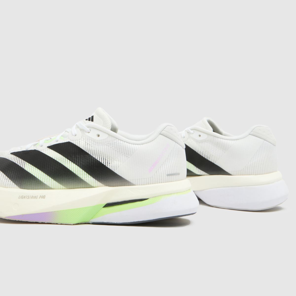 adidas Adizero Boston 13 in White & Black adidas Adizero Boston 13 7