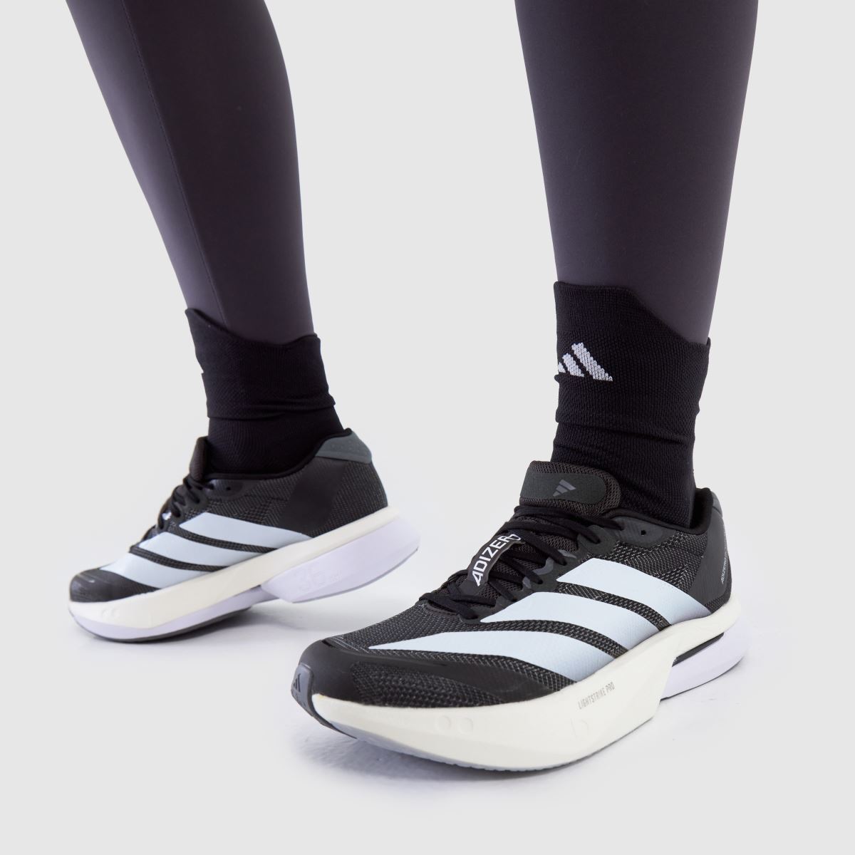 adidas Adizero Boston 13 in Black & White adidas Adizero Boston 13 8