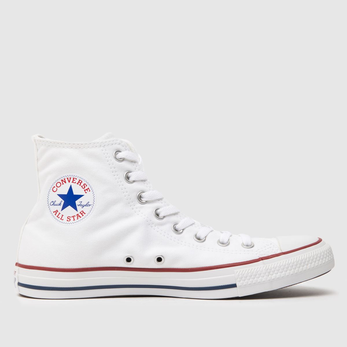 Converse All Star Hi Trainers in White, Size: 7 (EU 40)