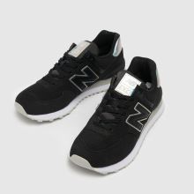 Womens Black New balance 574 Trainers 