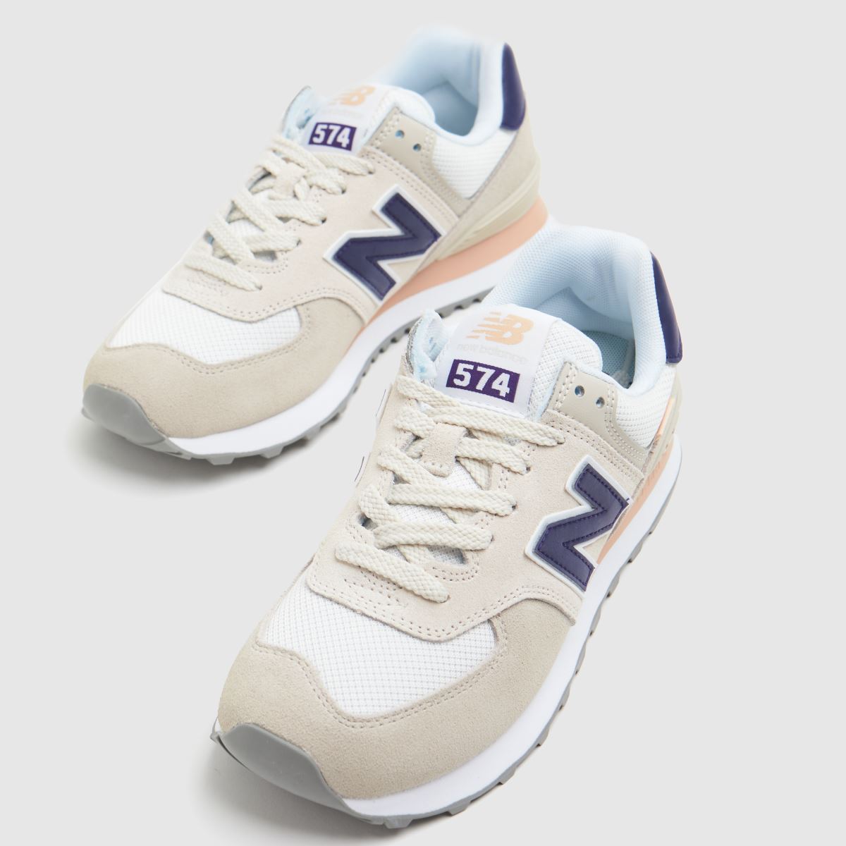 Womens Beige New balance 574 Trainers schuh