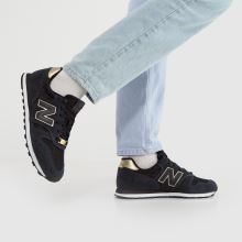 Womens Black New balance 373 Trainers 