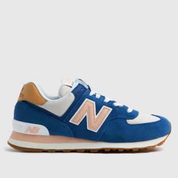 New balance blue 574 trainers New balance blue 574 trainers