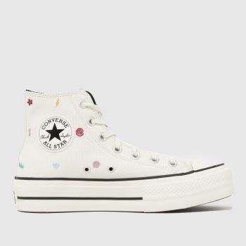 Converse Off-White All Star Lift Hi Womens Trainers