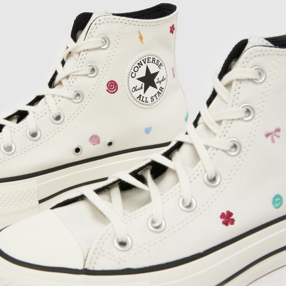 Converse All Star Lift Hi in Off-White Converse All Star Lift Hi 7