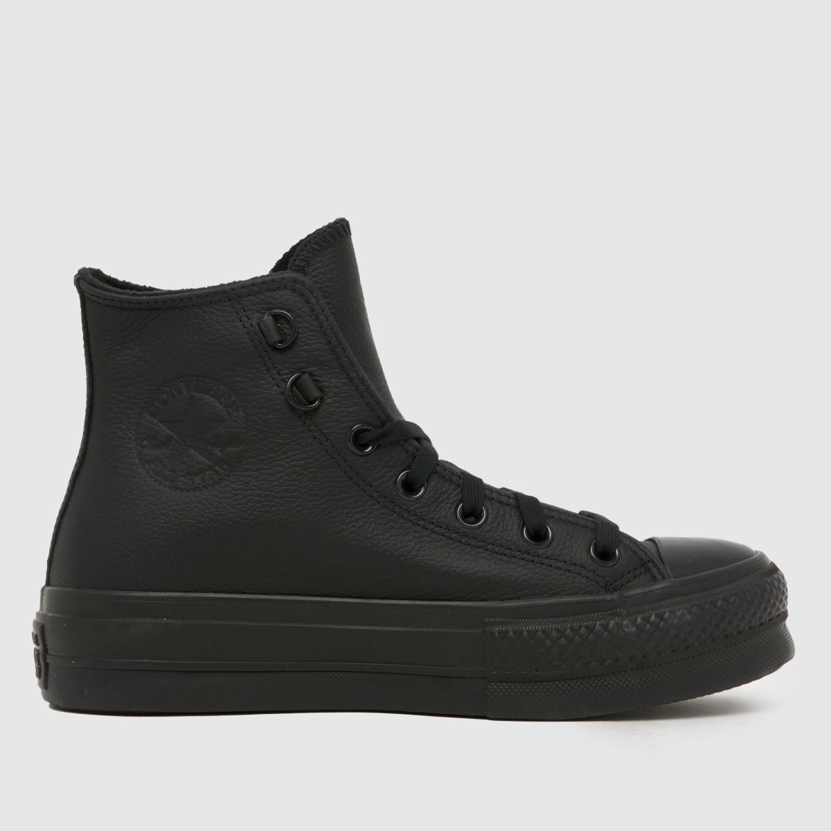Converse All Star Lift Hi Trainers in Black