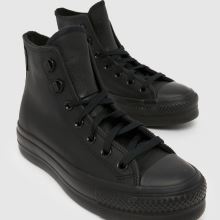 Damen Converse Schwarz All Star Lift Hi Sneaker Converse All Star Lift Hi,3 von 4