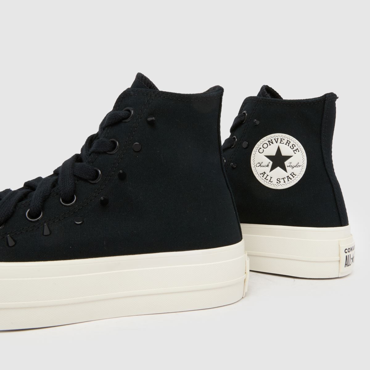 Converse All Star Lift Hi in Black & White Converse All Star Lift Hi 4