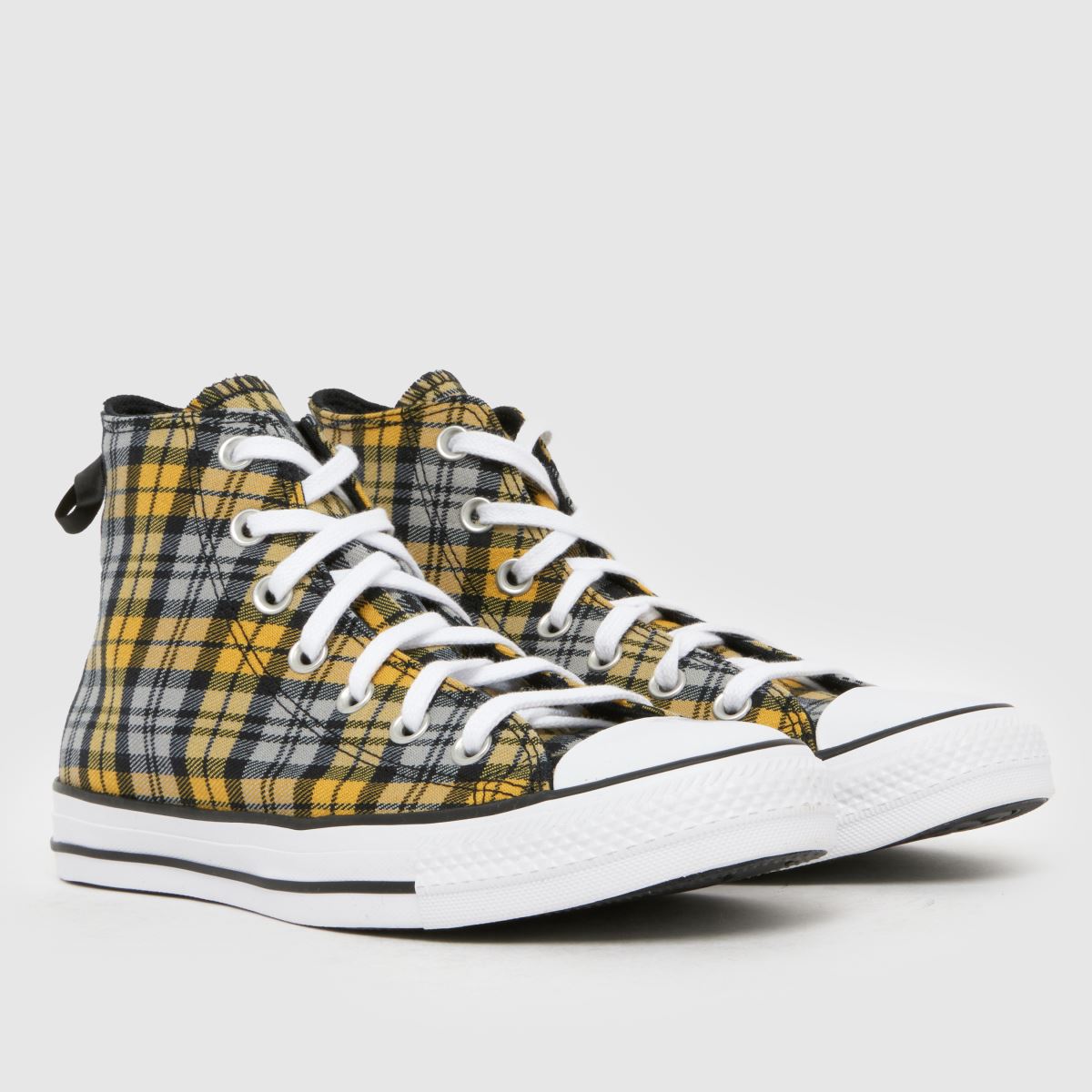Damen Converse Gelb All Star Hi Plaid Sneaker Converse All Star Hi Plaid 3