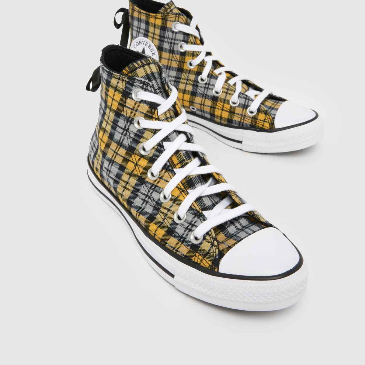 Damen Converse Gelb All Star Hi Plaid Sneaker Converse All Star Hi Plaid 4