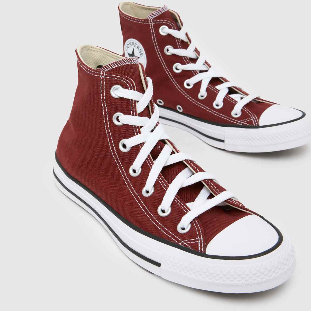 Damen Weinrot Converse All Star Hi Sneaker schuh
