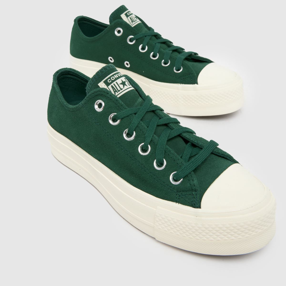 Converse All Star Lift Ox in Green Converse All Star Lift Ox 4