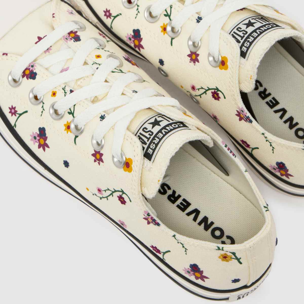 Converse All Star Ox in White Multi Converse All Star Ox 7