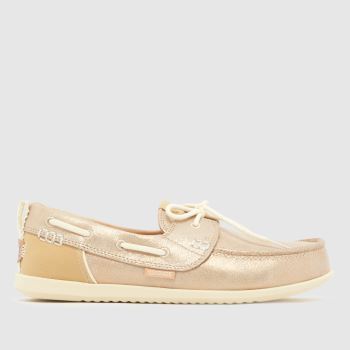 HEYDUDE Gold Harbor Breeze Lo Womens Trainers