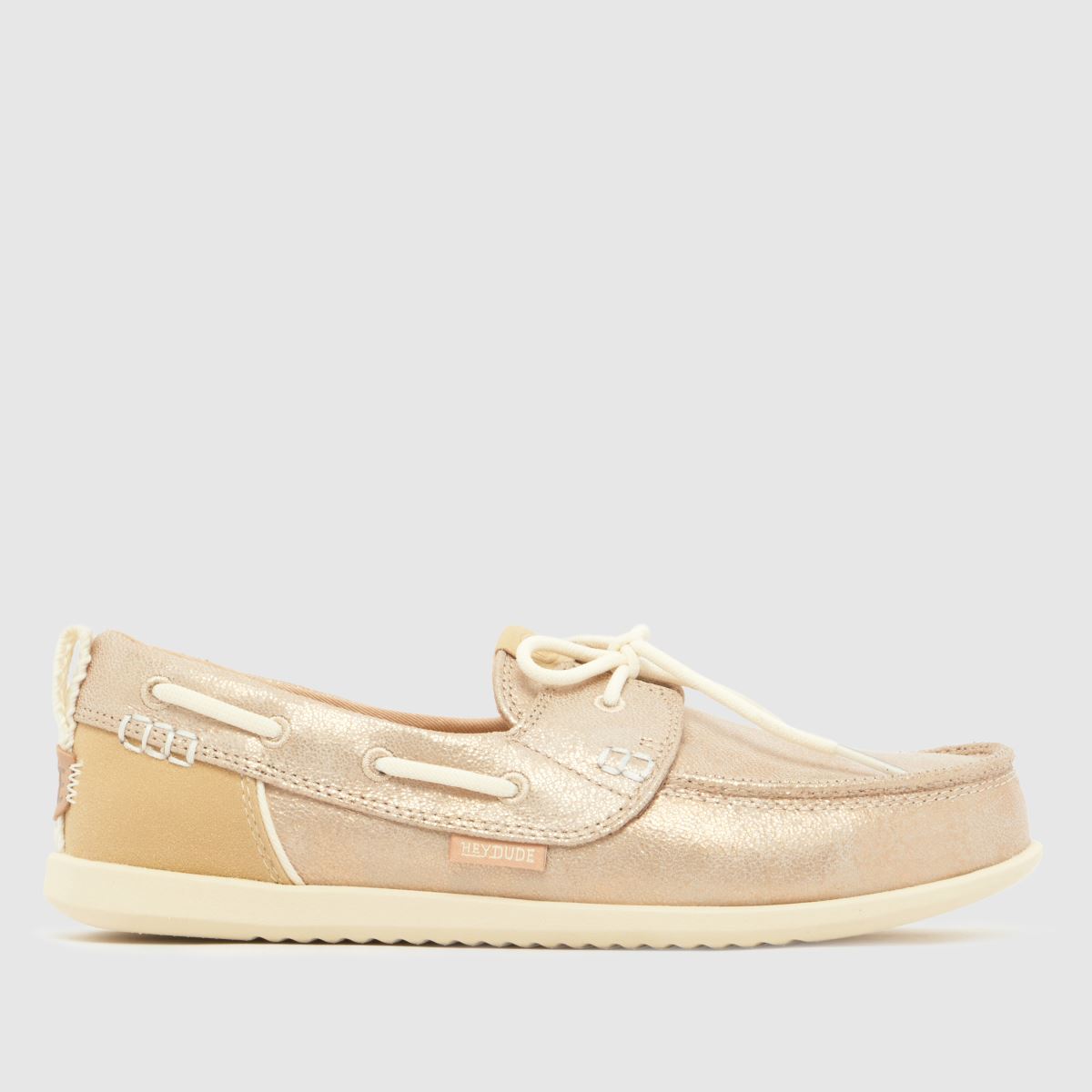 HEYDUDE Harbor Breeze Lo in Gold HEYDUDE Harbor Breeze Lo