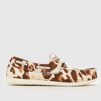 HEYDUDE Print Harbor Breeze Lo Womens Trainers