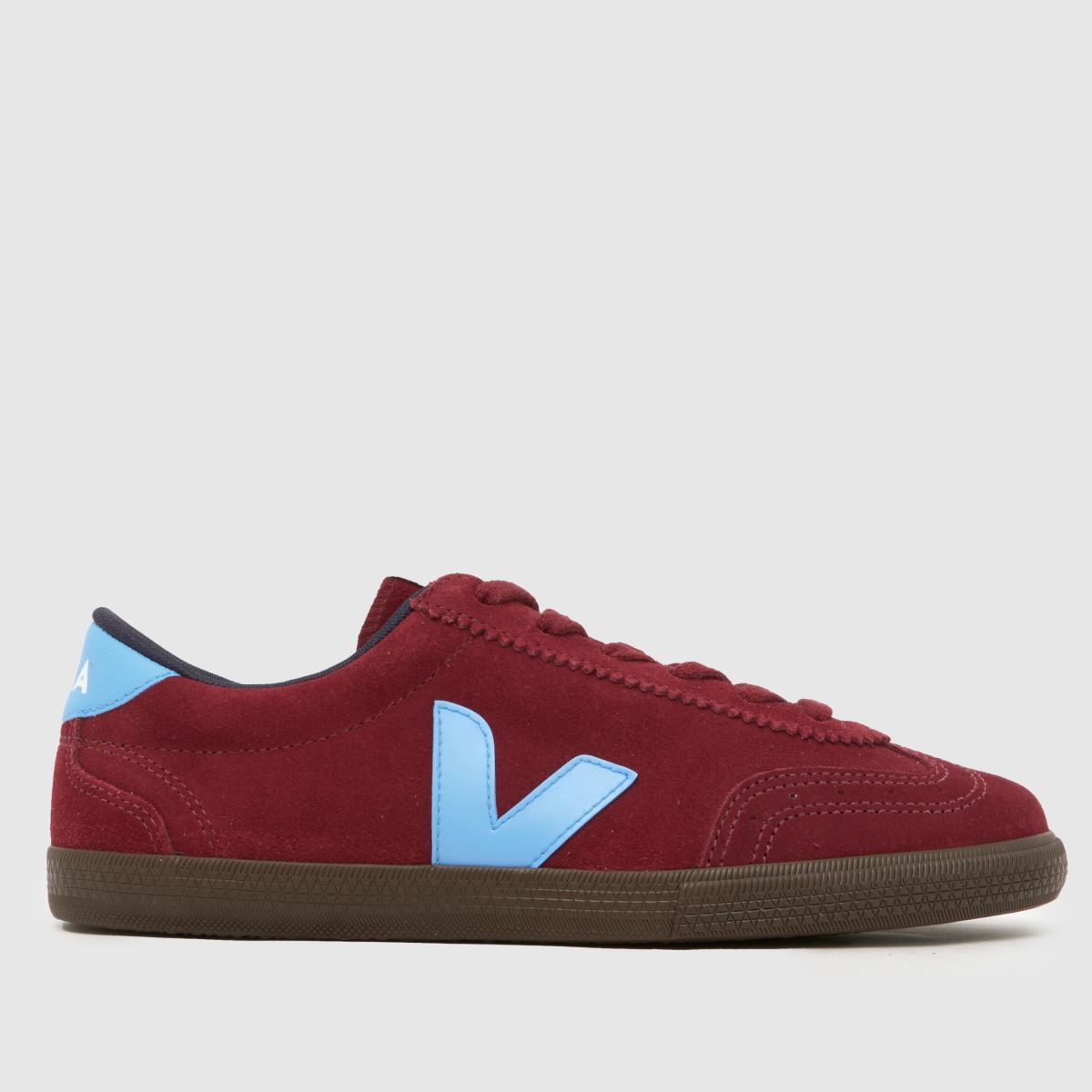 VEJA Volley Trainers in Burgundy