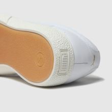 puma white gold trainers