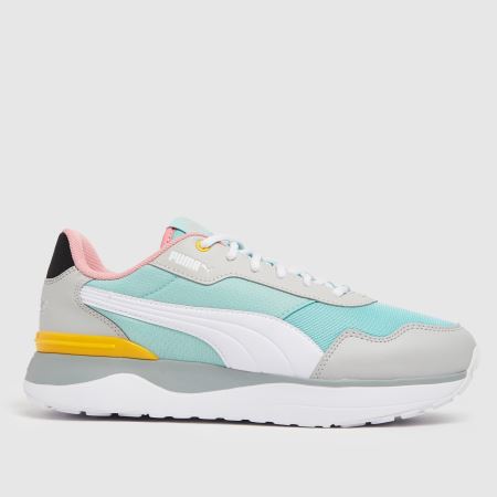 puma mint green trainers