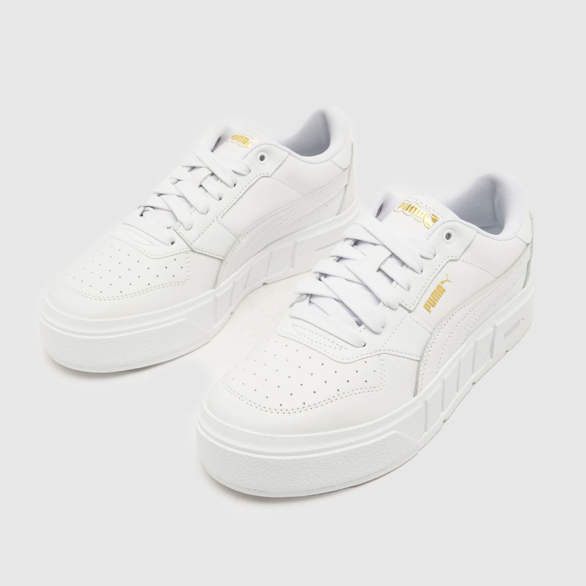 PUMA Cali Court Trainers in White PUMA Cali Court Trainers in White