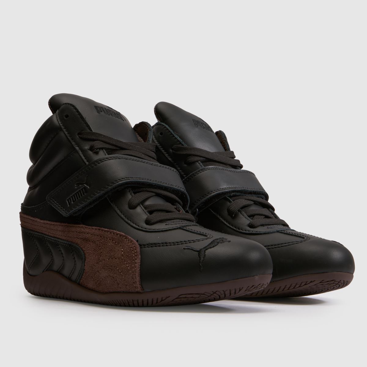 PUMA Speedcat Wedge in Black & Brown PUMA Speedcat Wedge 3