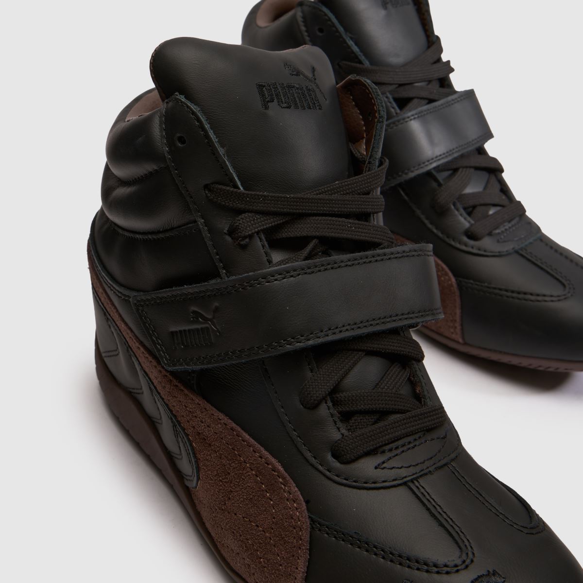 PUMA Speedcat Wedge in Black & Brown PUMA Speedcat Wedge 4