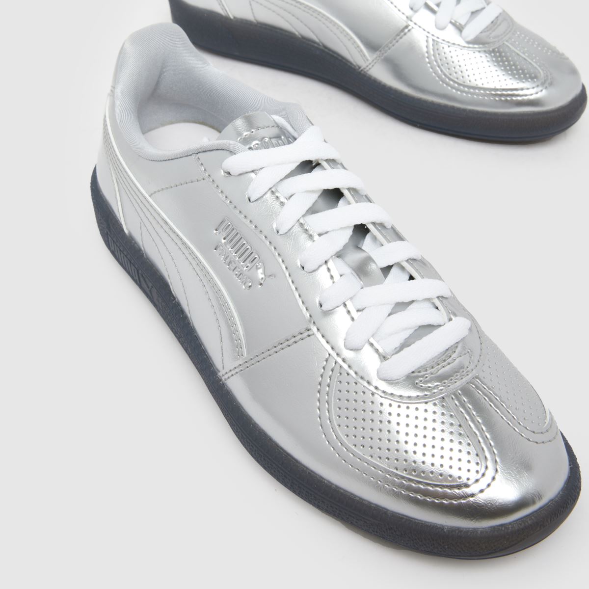 Womens Silver PUMA Palermo Trainers | schuh