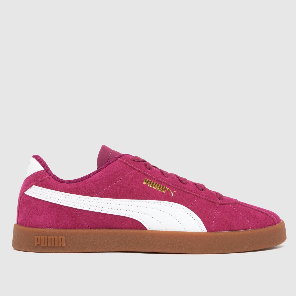 Click to view product details and reviews for Puma Club Ii Trainers In Purple.