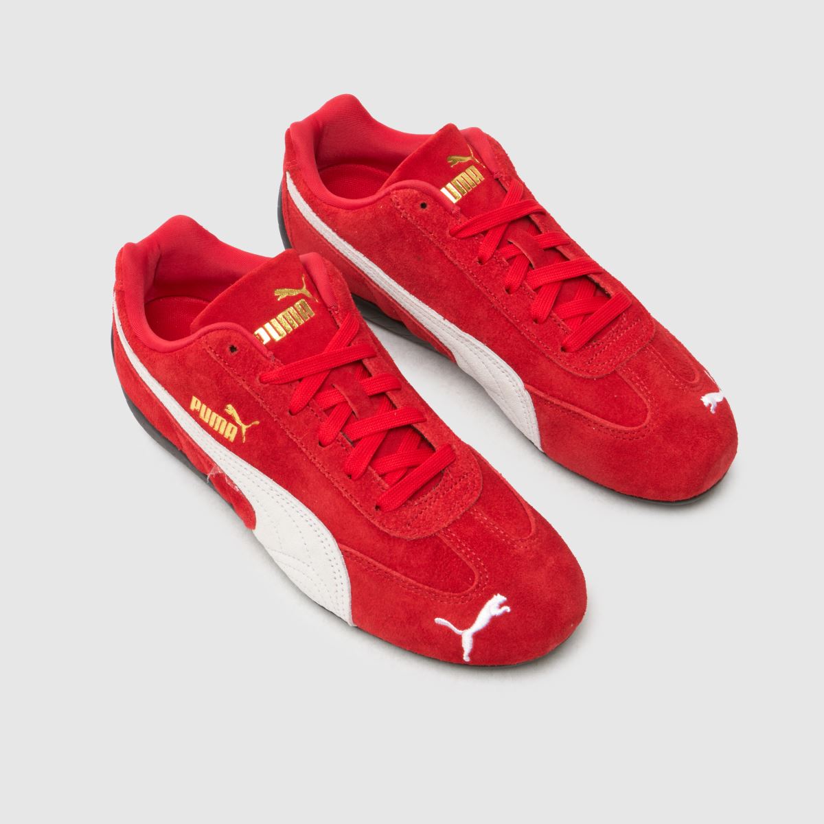 PUMA Speedcat in White & Red PUMA Speedcat 4