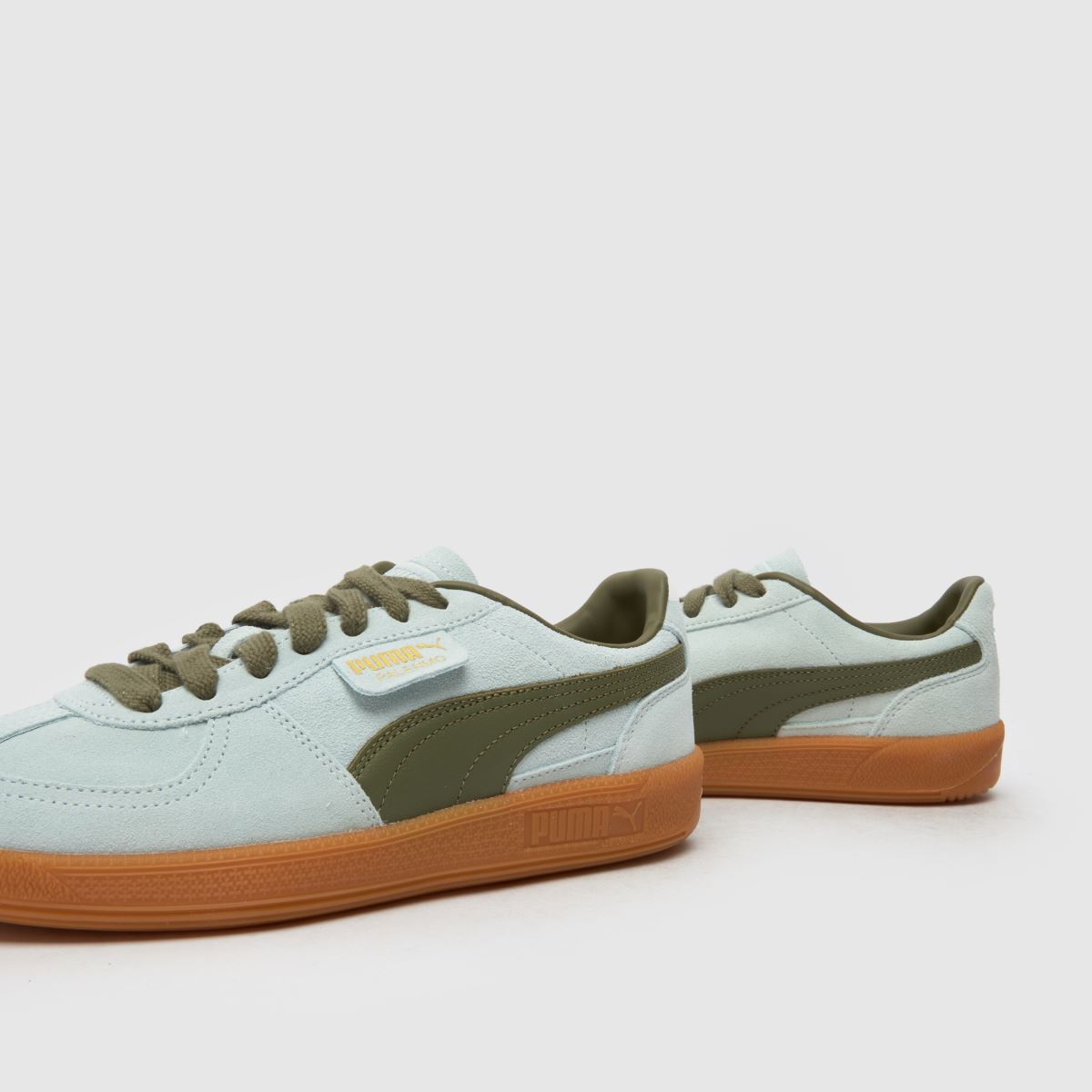 PUMA Palermo in Light Green PUMA Palermo 7