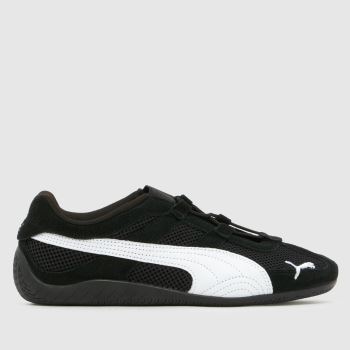 PUMA Black & White Speedcat Go Womens Trainers