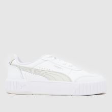 PUMA Carina Mia in White & Silver PUMA Carina Mia,1 of 4