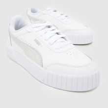 PUMA Carina Mia in White & Silver PUMA Carina Mia,3 of 4