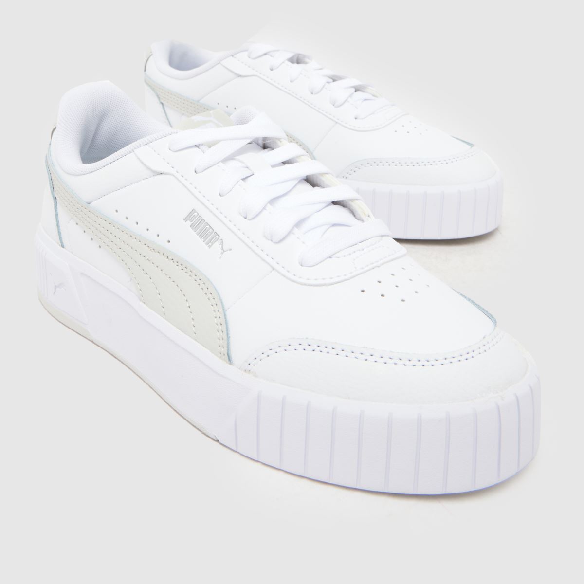 PUMA Carina Mia in White & Silver PUMA Carina Mia 4