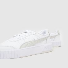 PUMA Carina Mia in White & Silver PUMA Carina Mia,4 of 4