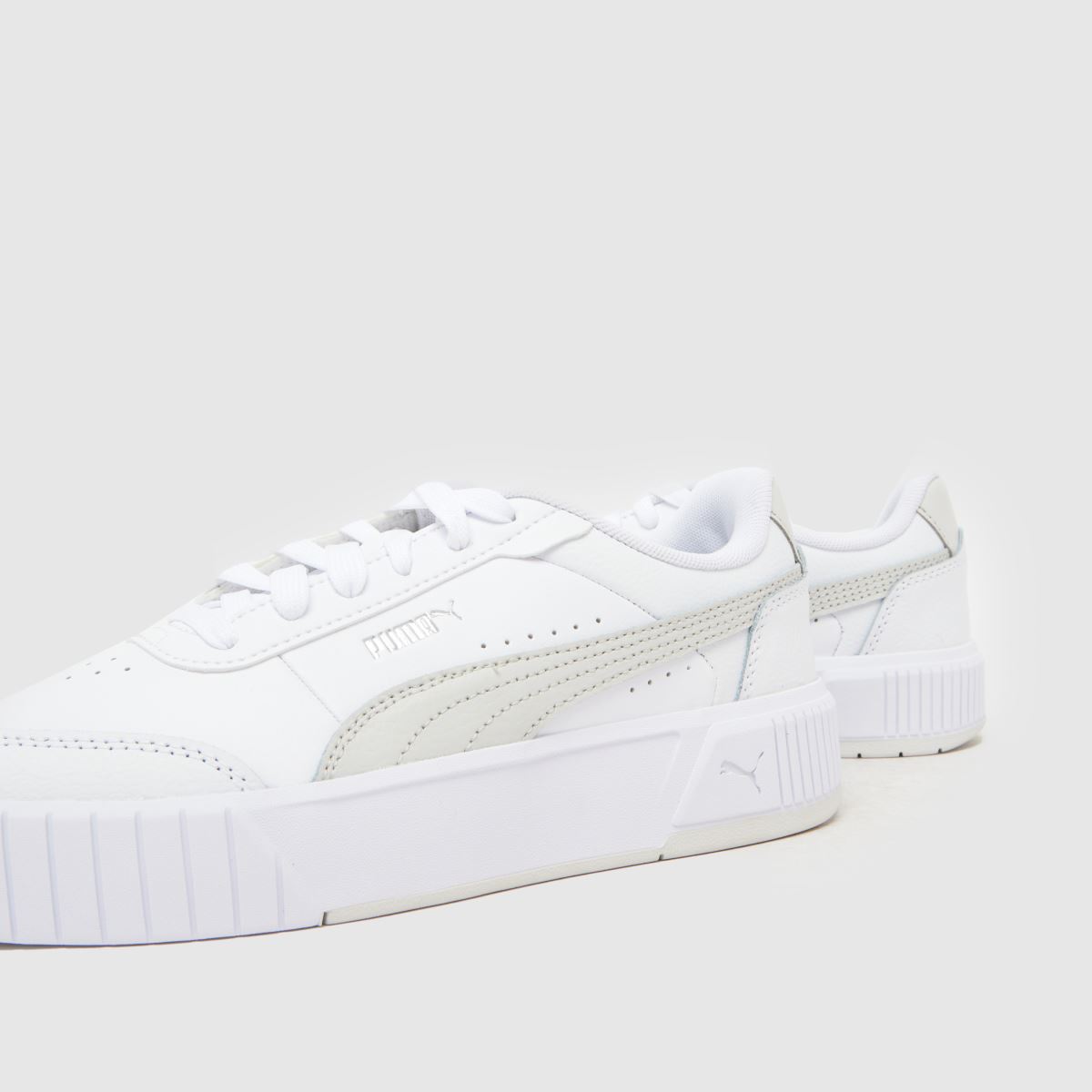 PUMA Carina Mia in White & Silver PUMA Carina Mia 7