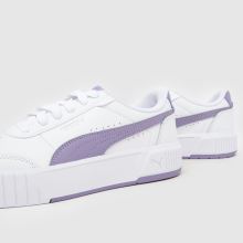 PUMA Carina Mia in White & Purple PUMA Carina Mia,3 of 4